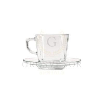 Glass Tea Cup and Saucer thumbnail
