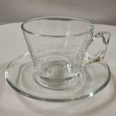 Glass Tea Cup and Saucer thumbnail