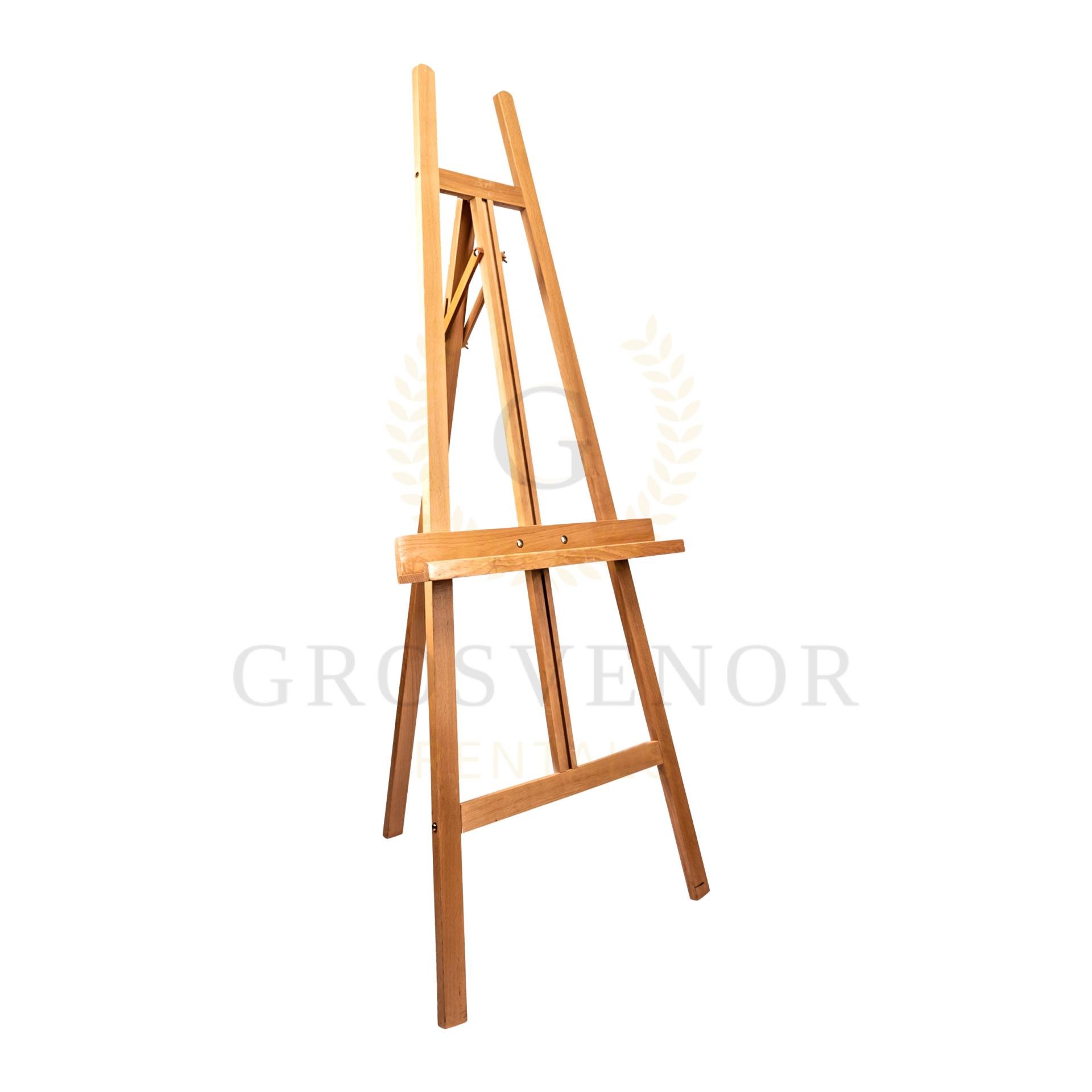 Floor Standing Easel in Light Wood