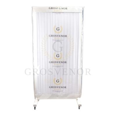 3ft Wide White Pleated Fabric Mechitza thumbnail