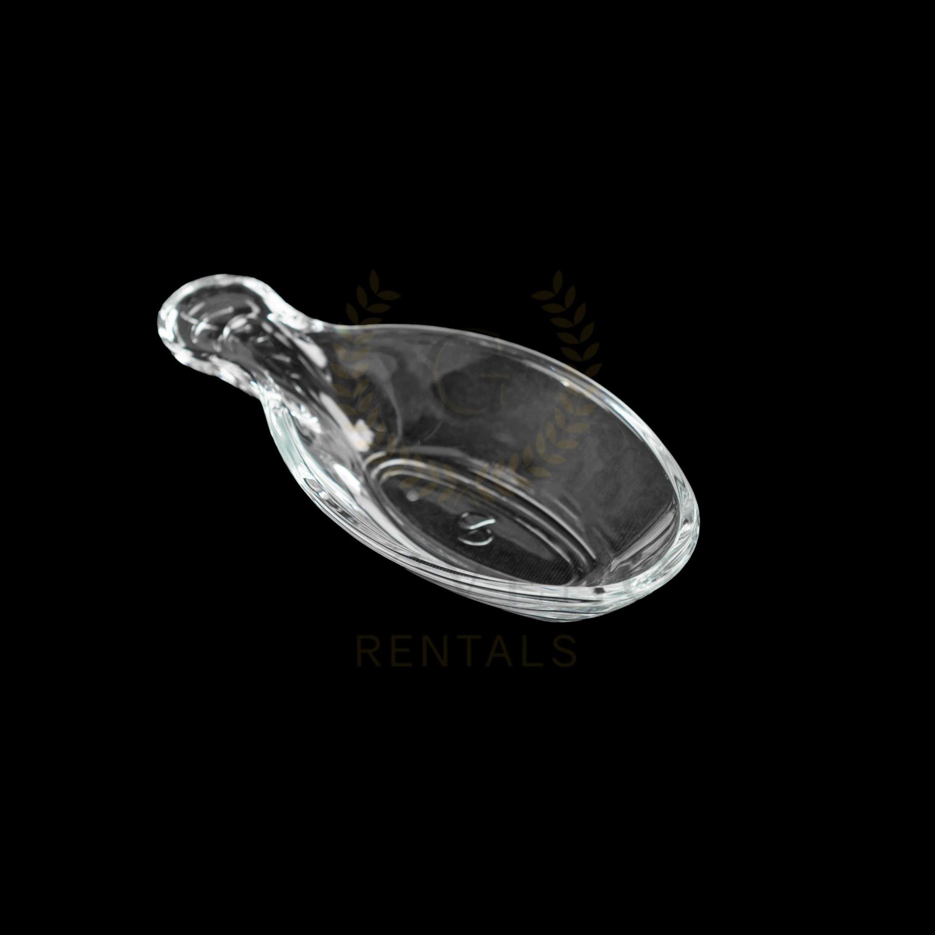 Mini Glass Tapas Dish - Shape 2 (25 per rack)