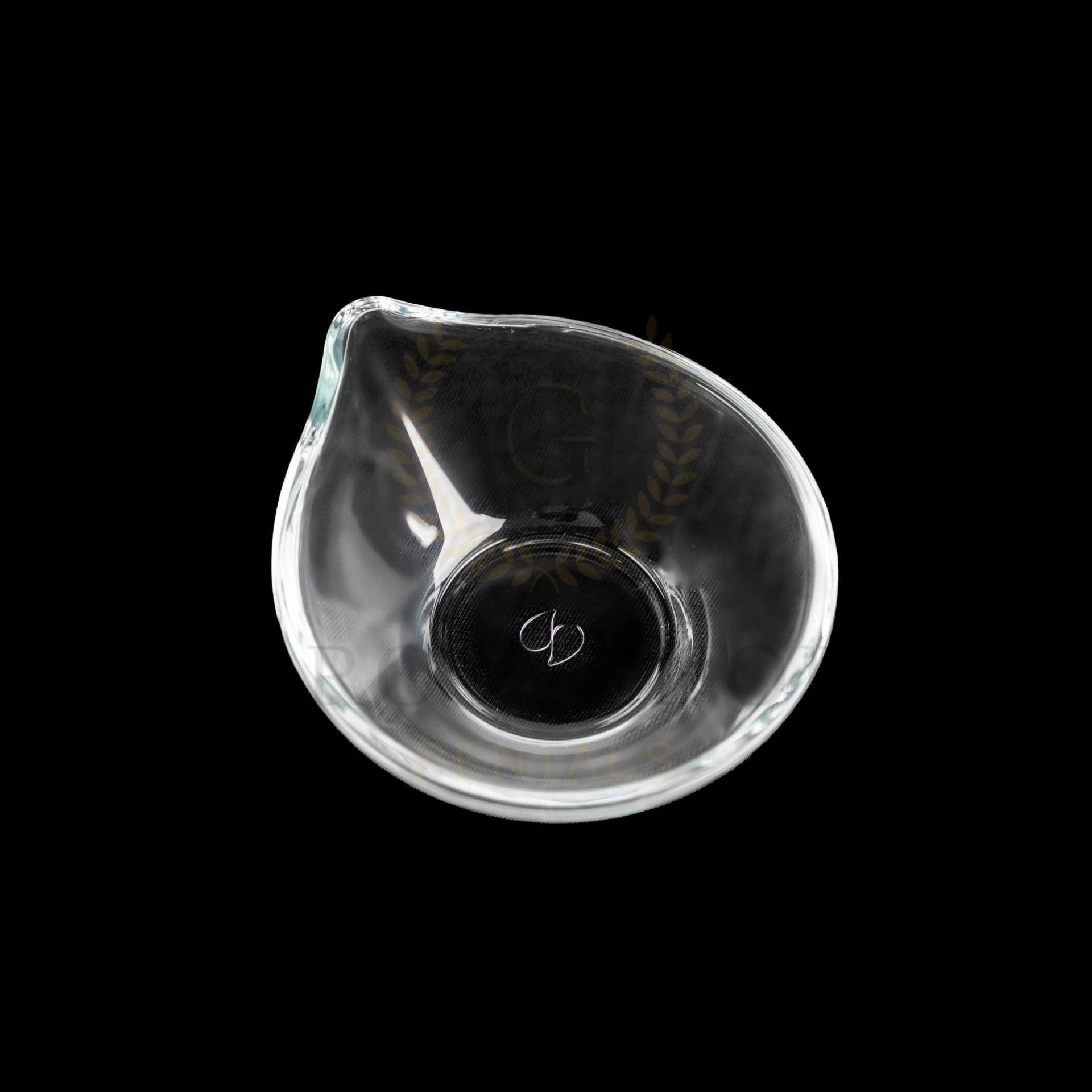 Mini Glass Tapas Dish - Shape 3 (25 per rack)