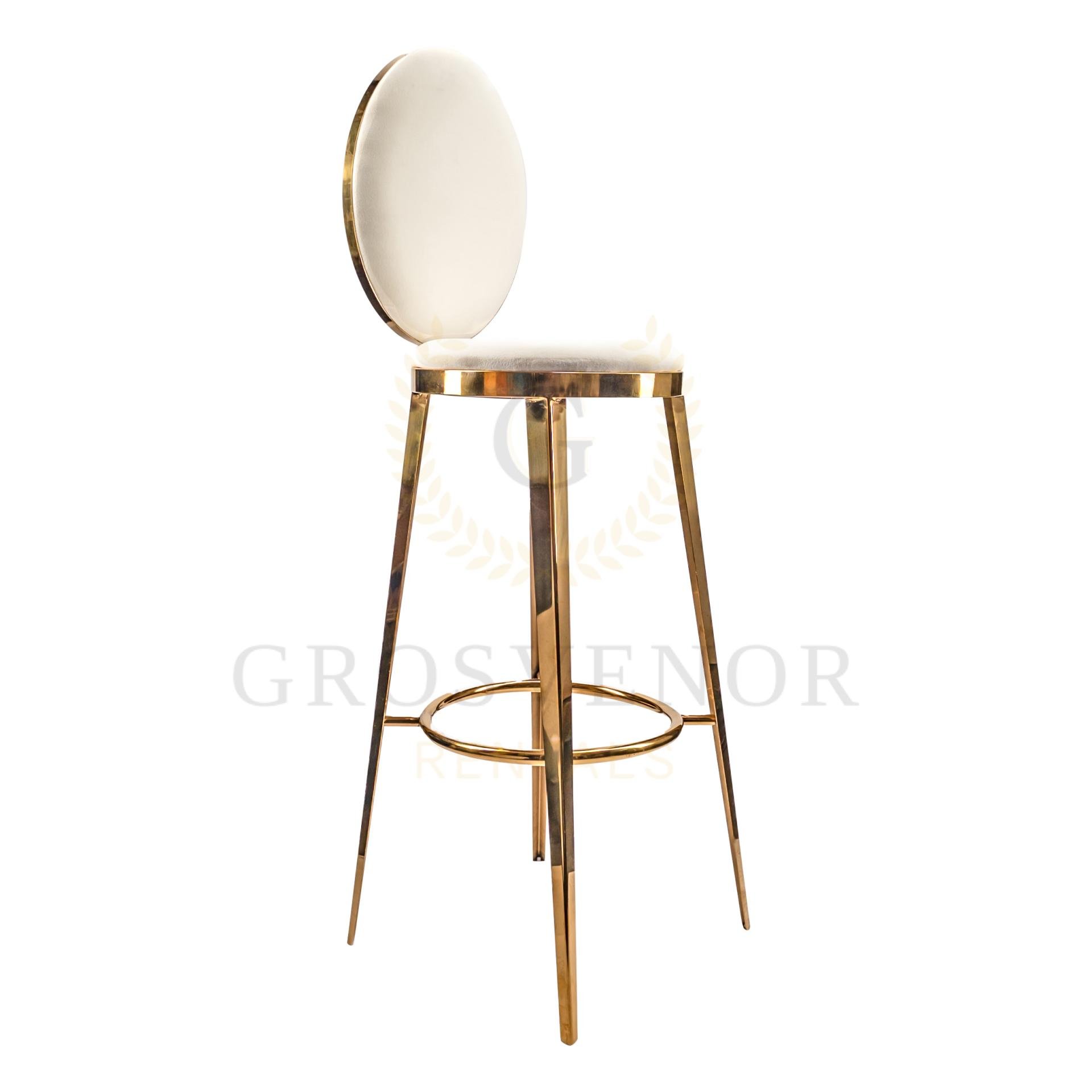 Gold Dior Gold Stool