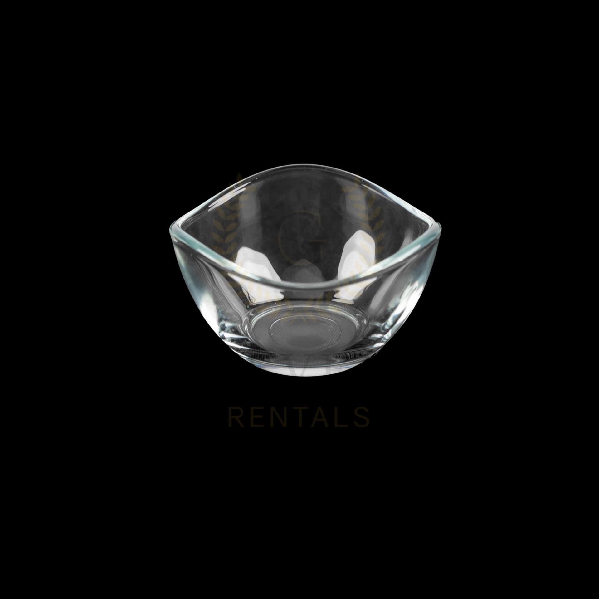 Mini Glass Tapas Dish - Shape 1 (36 per rack)