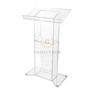 Clear Lucite Lecturn